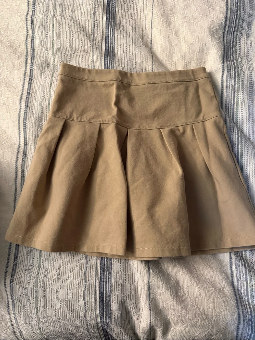 GAP Tan Pleated Circle Skirt